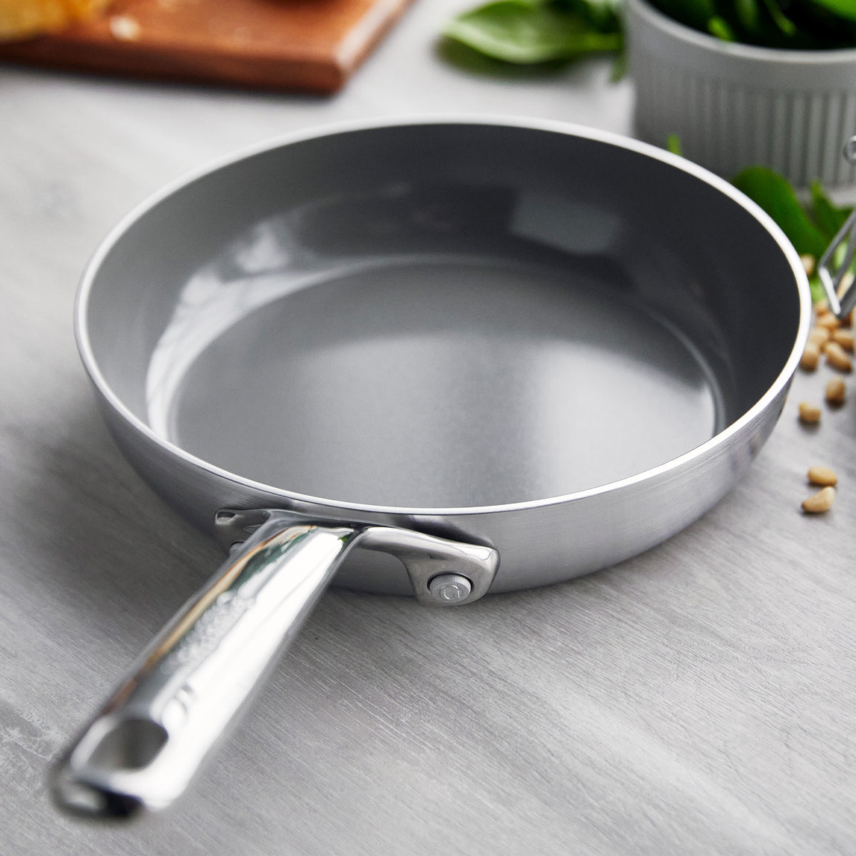 GP5 Stainless Steel 8 Frypan | Mirror Handle - Image 2