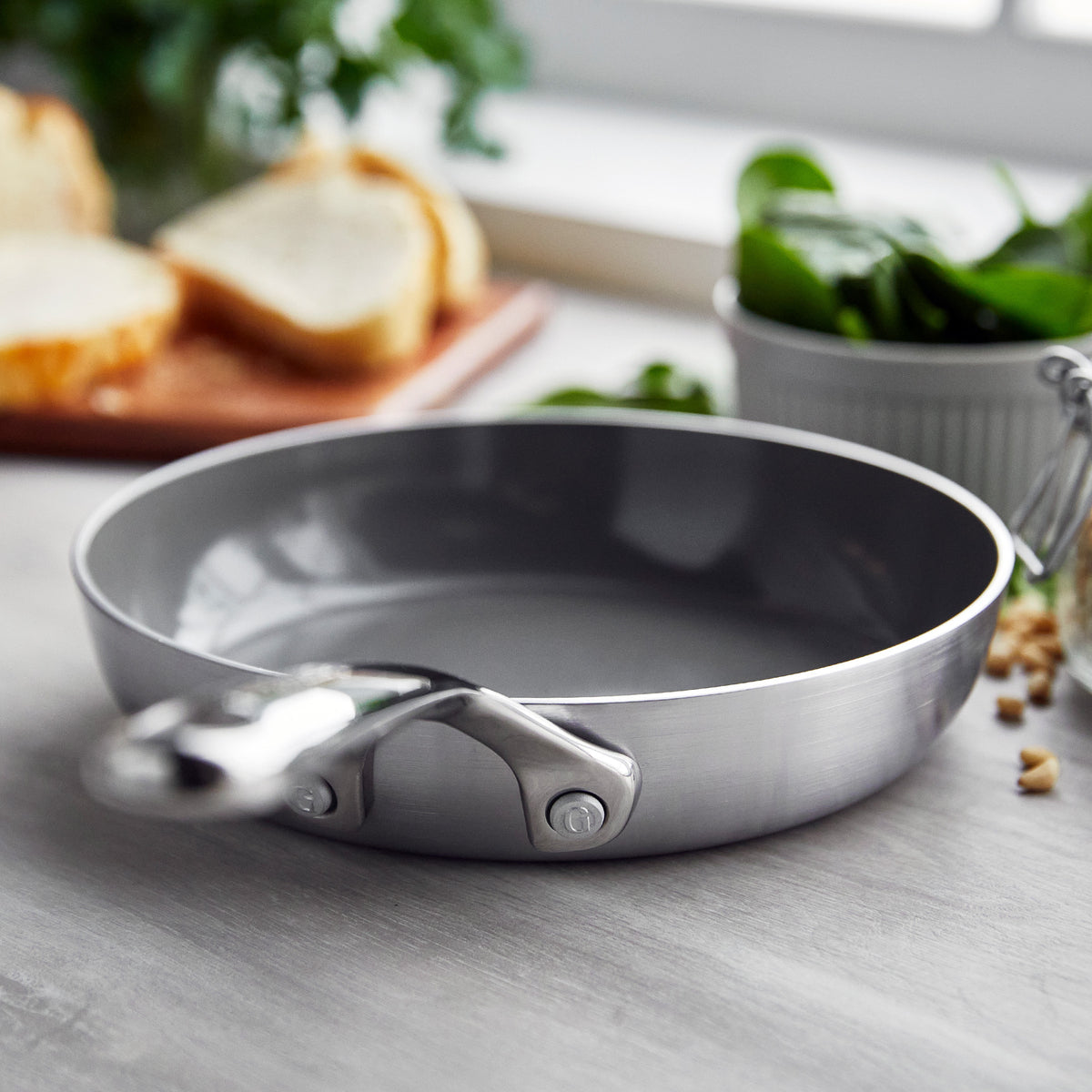 GP5 Stainless Steel 8 Frypan | Mirror Handle - Image 6