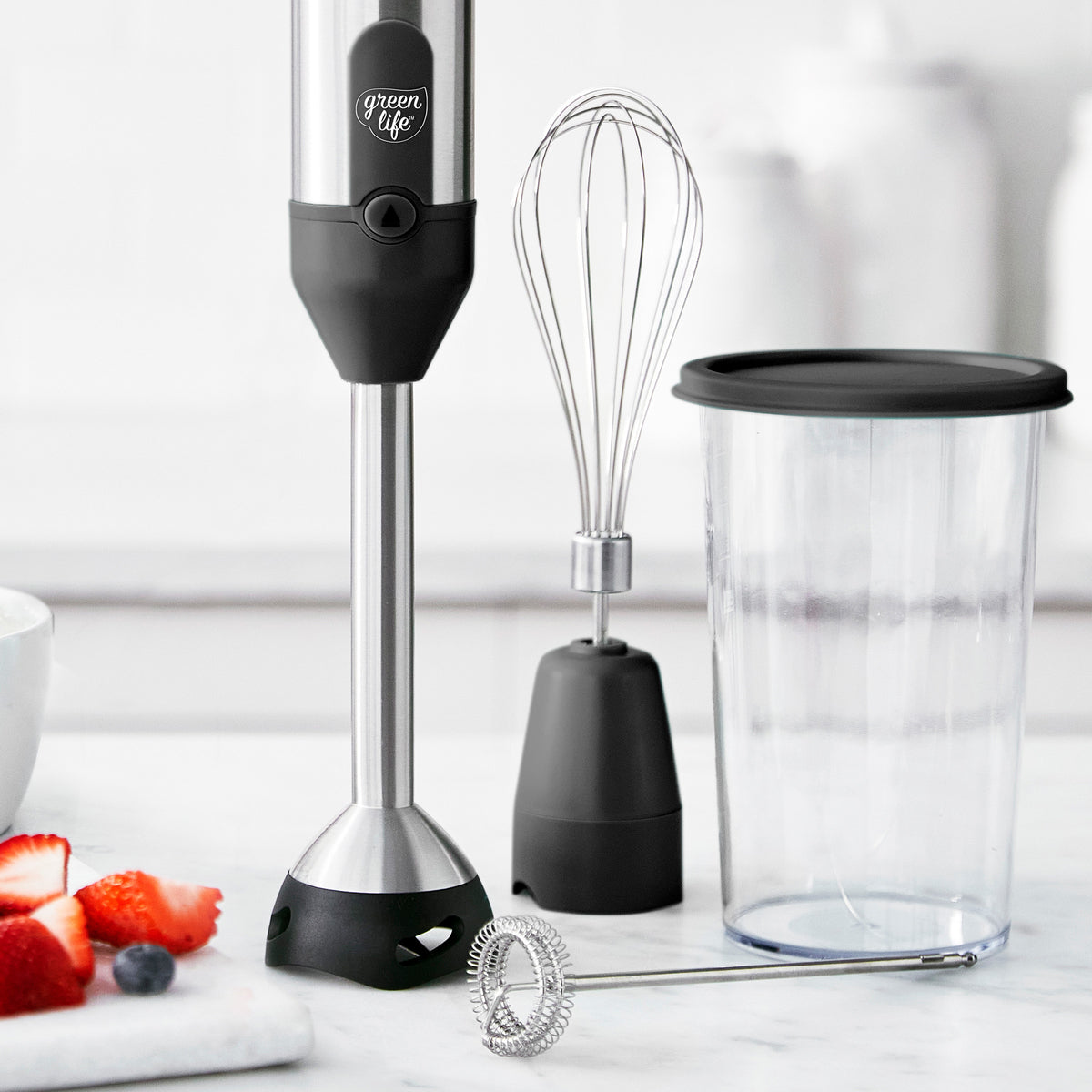 GreenLife Variable Speed Hand Blender | Black - Image 2