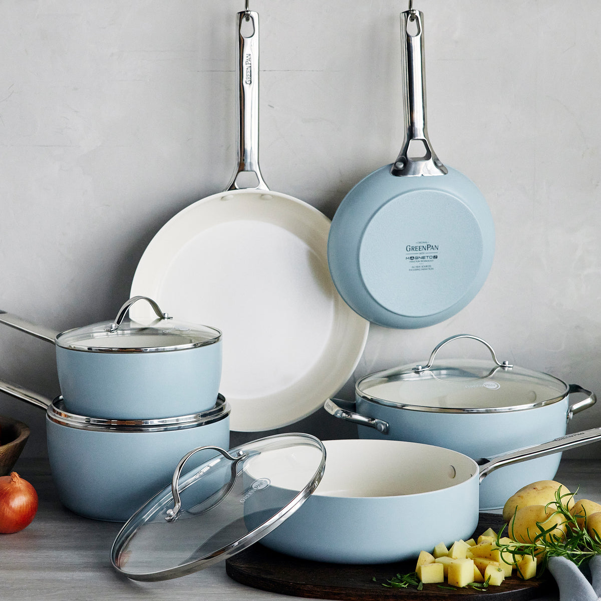 Padova Pro Ceramic Nonstick 10-Piece Cookware Set - Image 2