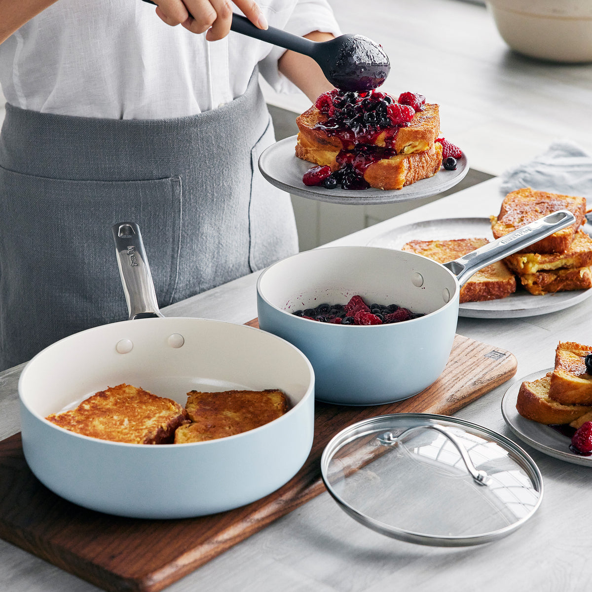 Padova Pro Ceramic Nonstick 10-Piece Cookware Set - Image 5