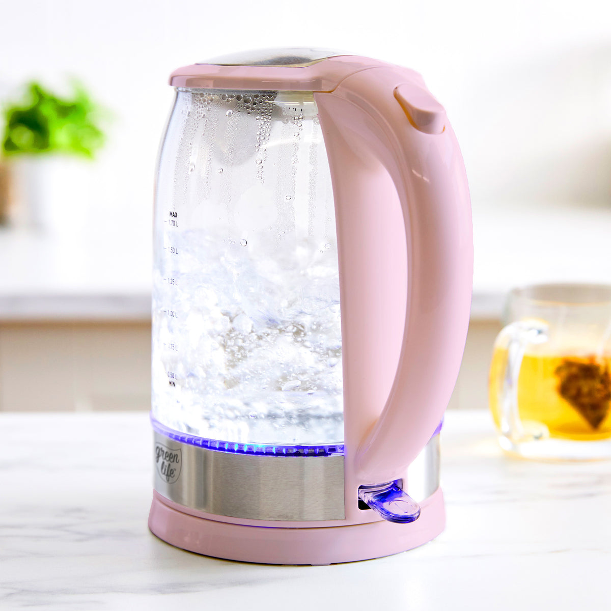 GreenLife Qwik & EZ Glass Kettle | Pink - Image 6