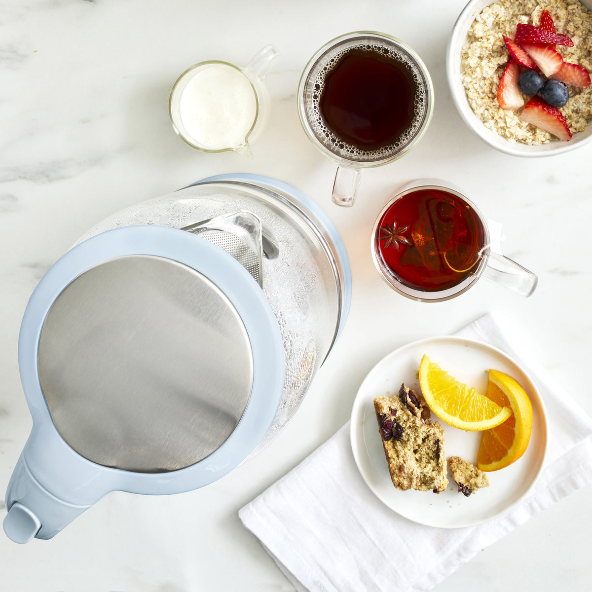 GreenLife Qwik & EZ Glass Kettle | Blue Haze - Image 7