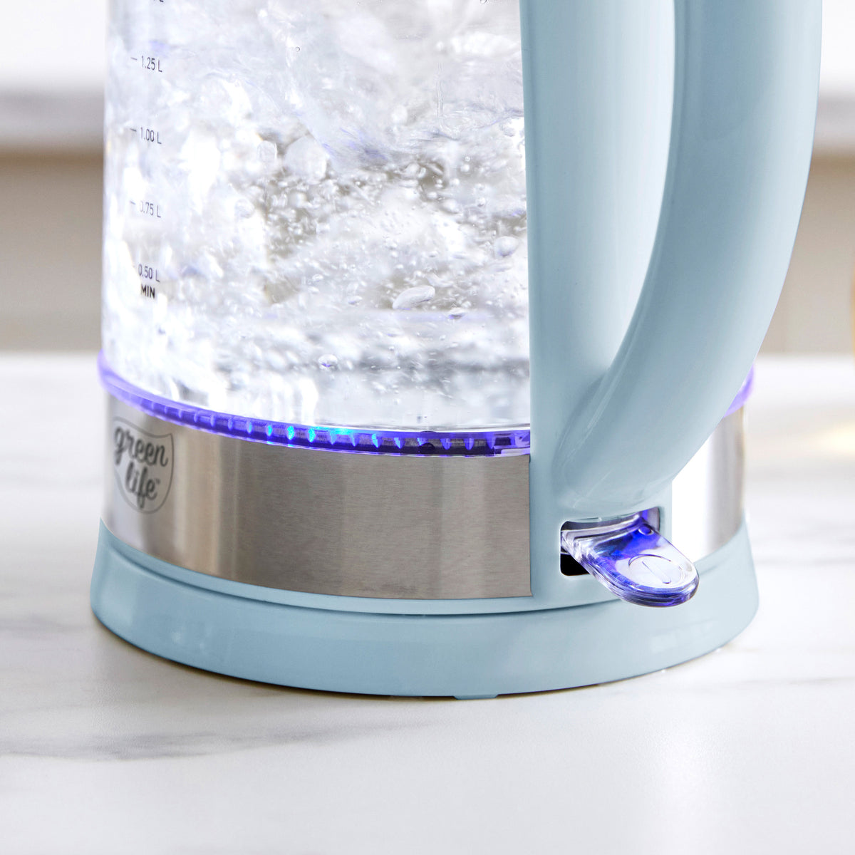 GreenLife Qwik & EZ Glass Kettle | Blue Haze - Image 5