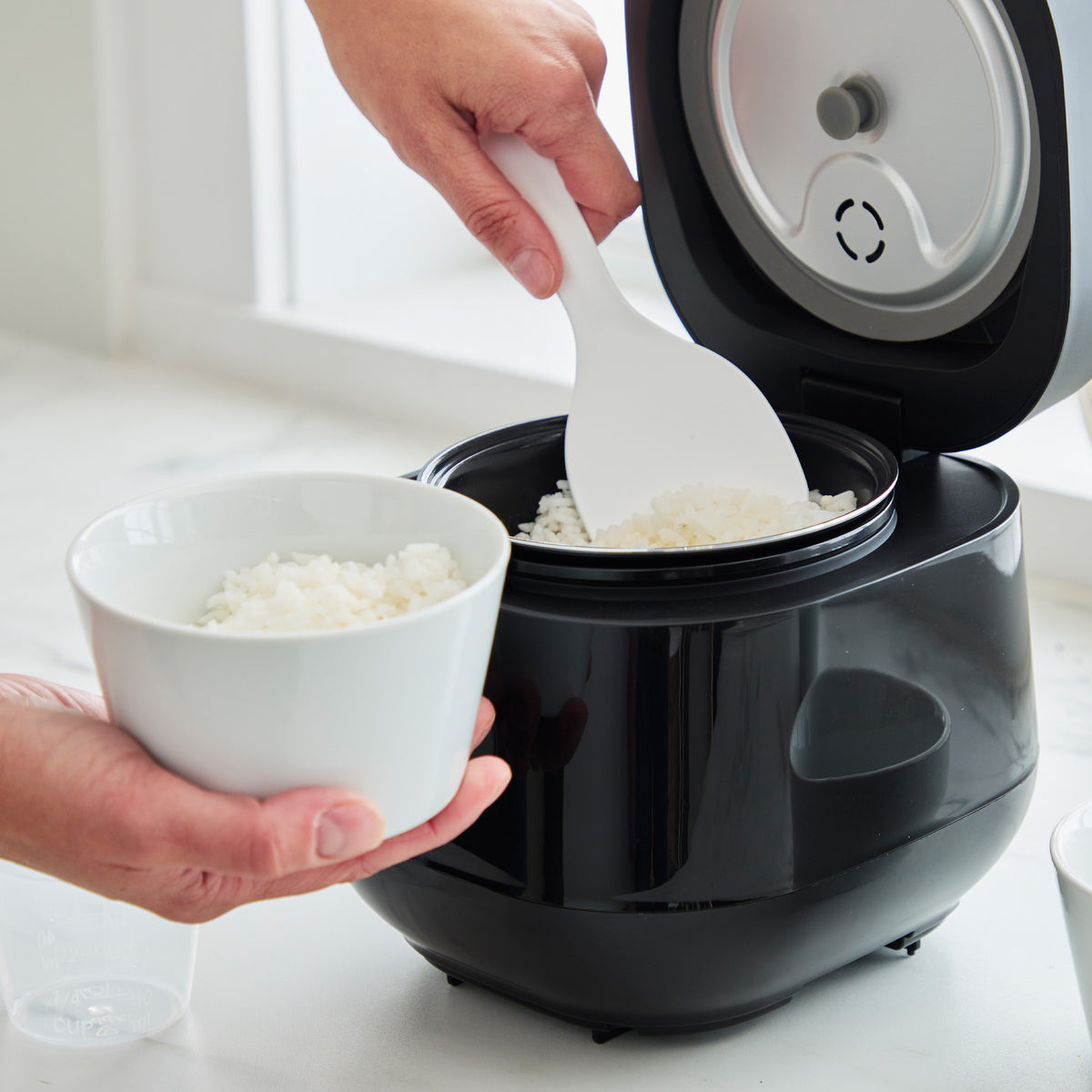 GreenLife 4-Cup Rice & Grains Cooker | Black - Image 3