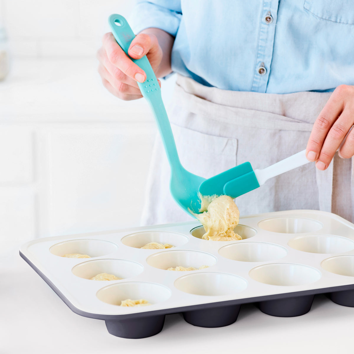 GreenLife Ceramic Nonstick Muffin Pan | Black - Image 5