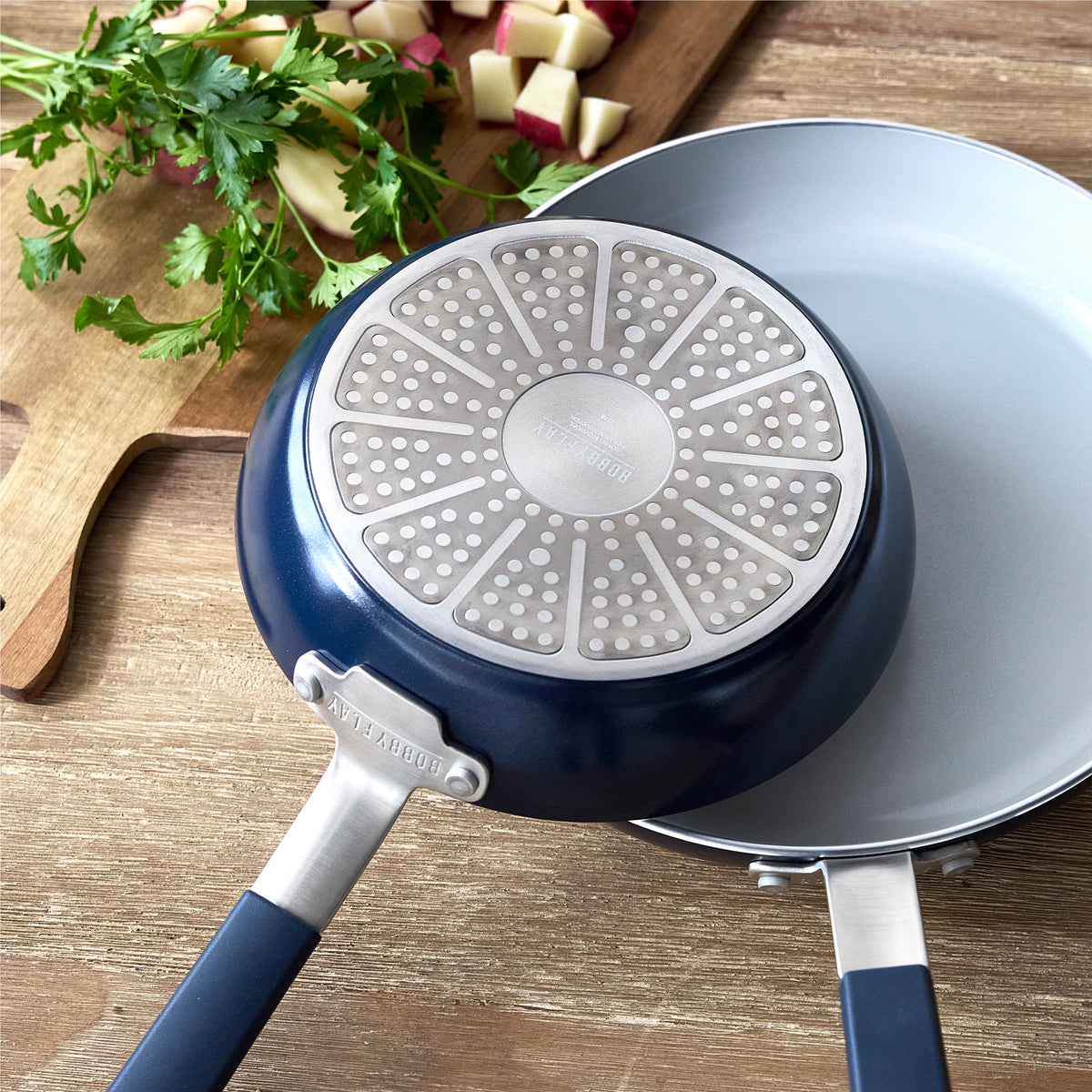 Bobby Flay by GreenPan Professional Ceramic Nonstick 8 Frypan | Oxford Blue - Image 6