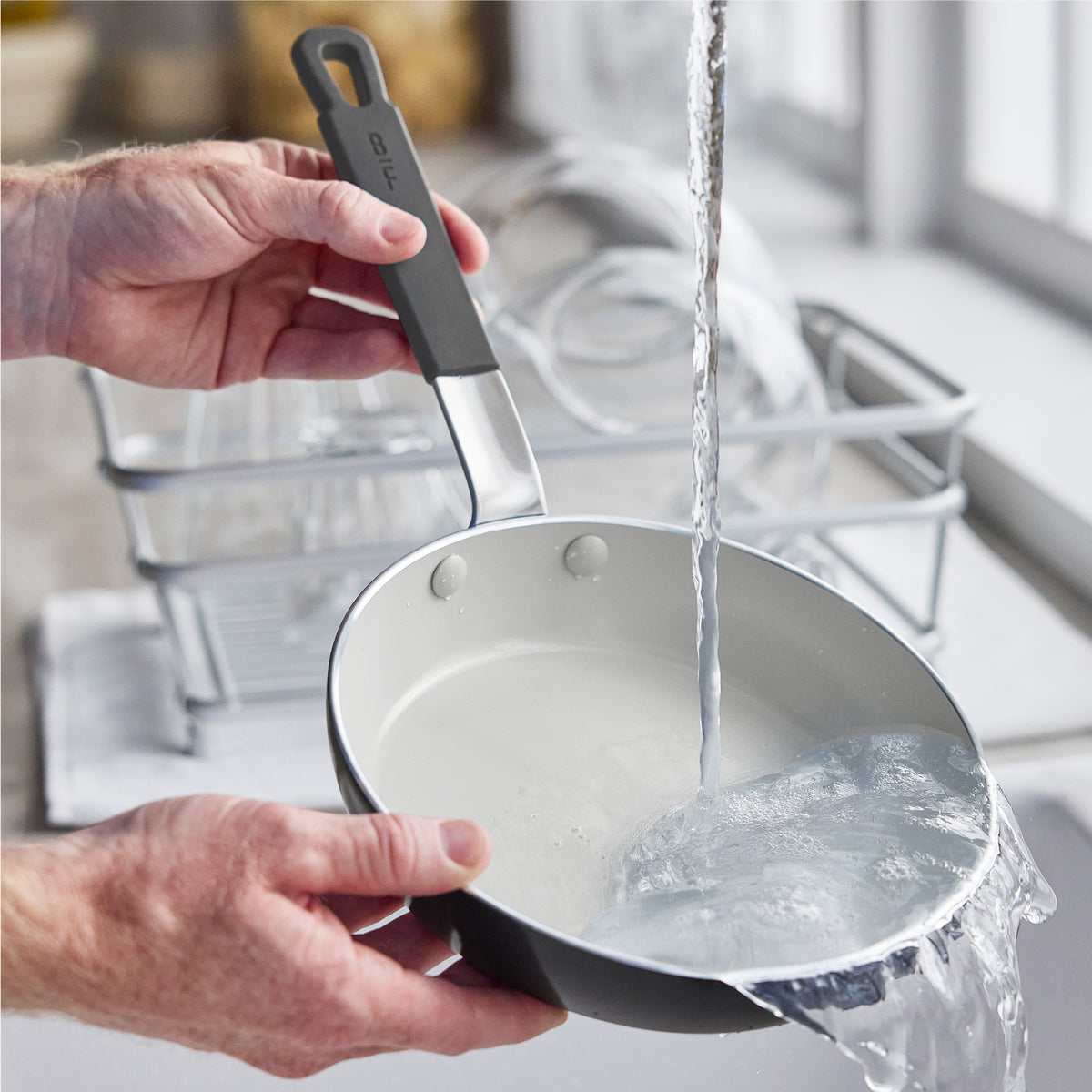 Bobby Flay by GreenPan Professional Ceramic Nonstick 8 Frypan | Graphite - Image 8