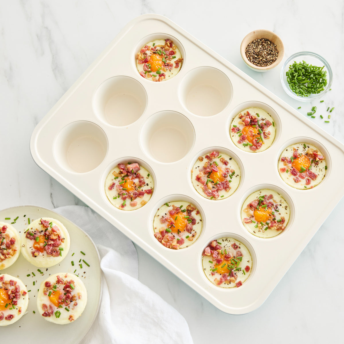 GreenLife Ceramic Nonstick Muffin Pan | Sage Green - Image 6