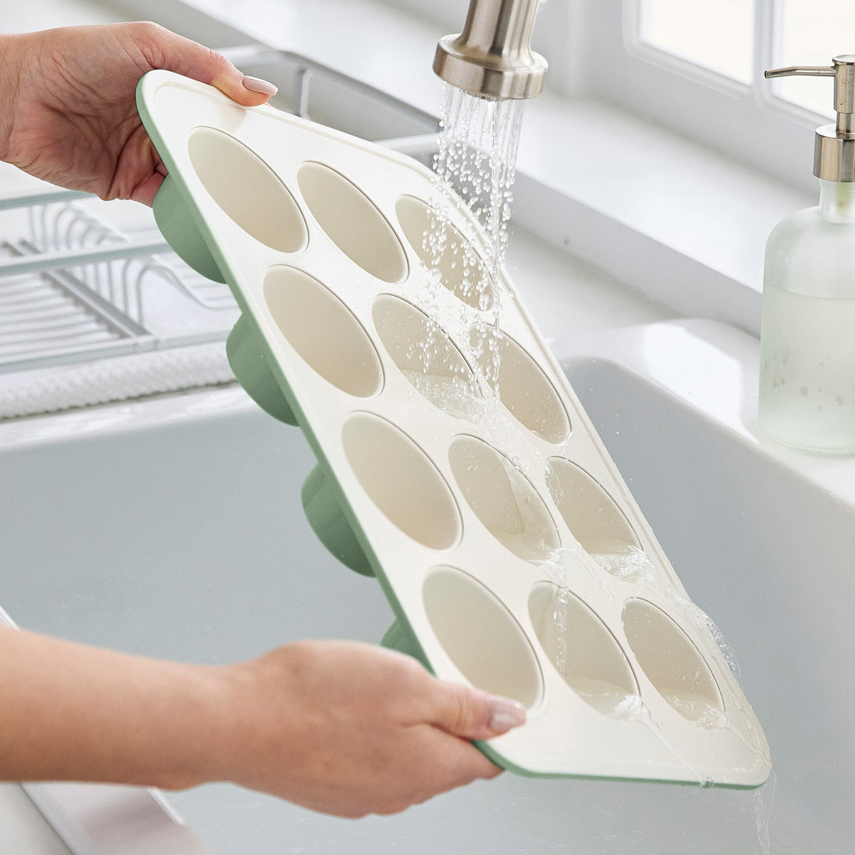 GreenLife Ceramic Nonstick Muffin Pan | Sage Green - Image 8