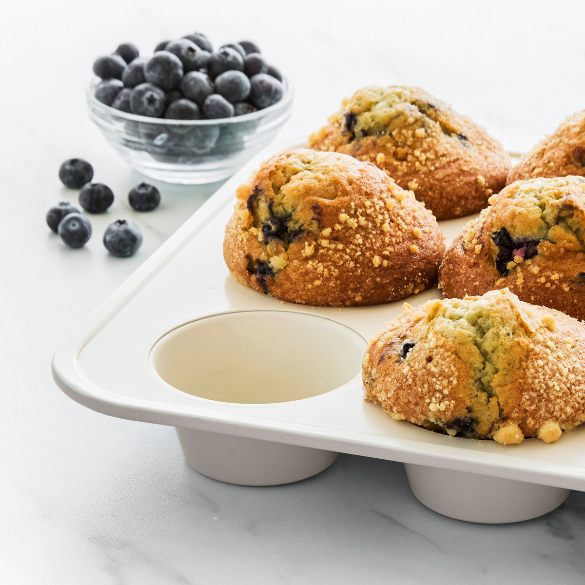 GreenLife Ceramic Nonstick Muffin Pan | Taupe - Image 5