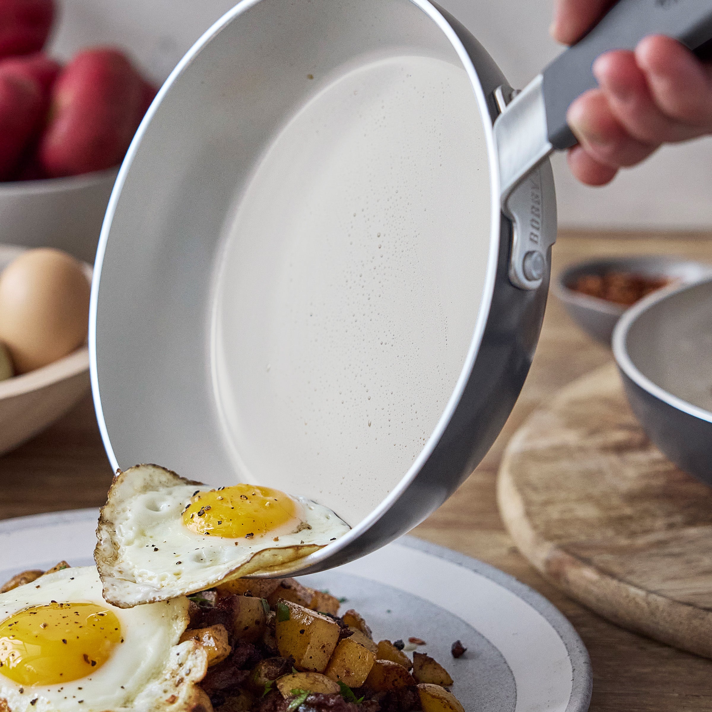 Bobby Flay by GreenPan Professional Ceramic Nonstick 10 Frypan | Graphite - Image 5
