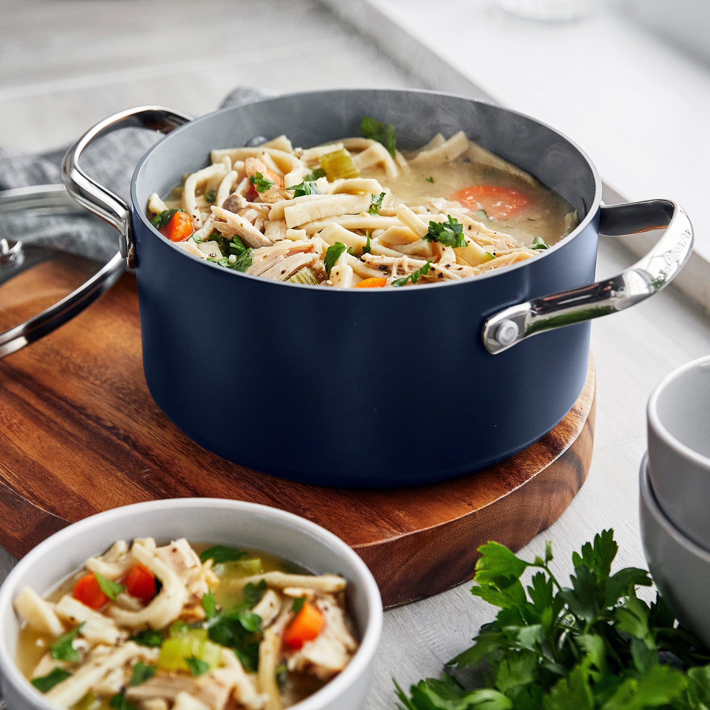 Valencia Pro Ceramic Nonstick 19-Piece Cookware Set | Twilight - Image 3