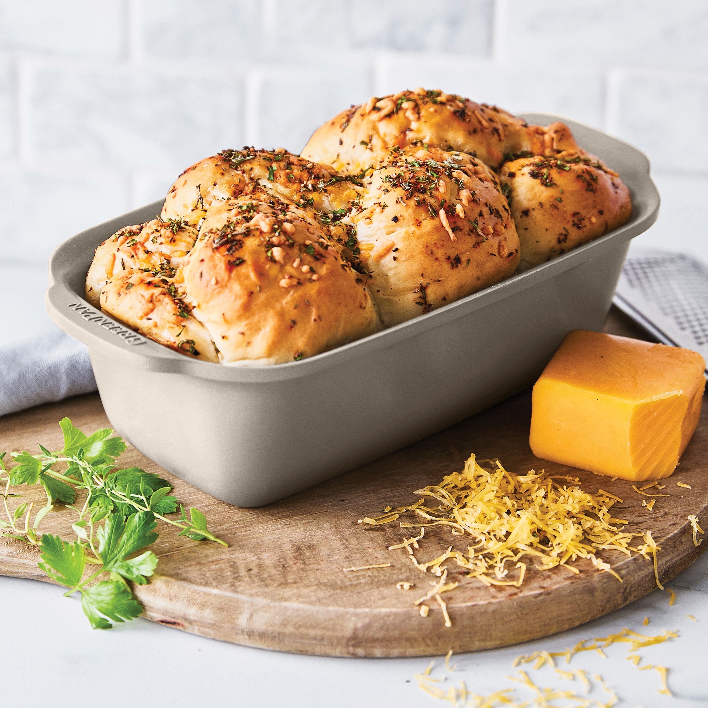 Premiere Ovenware Ceramic Nonstick 6-Piece Set | Taupe - Image 11
