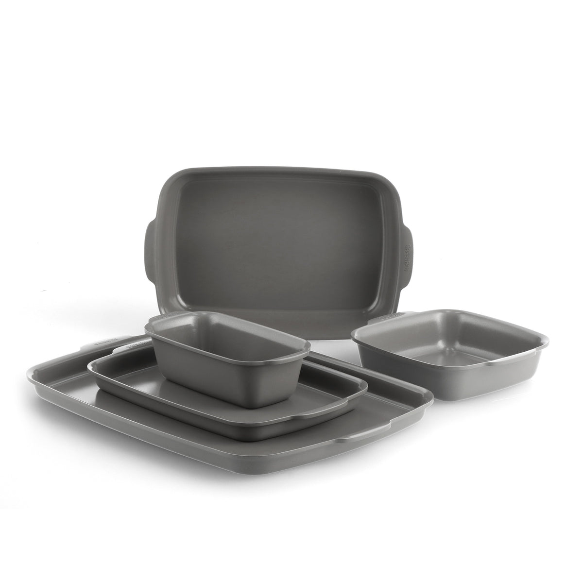 Premiere Ovenware Ceramic Nonstick 5-Piece Set | Gray - Image 13