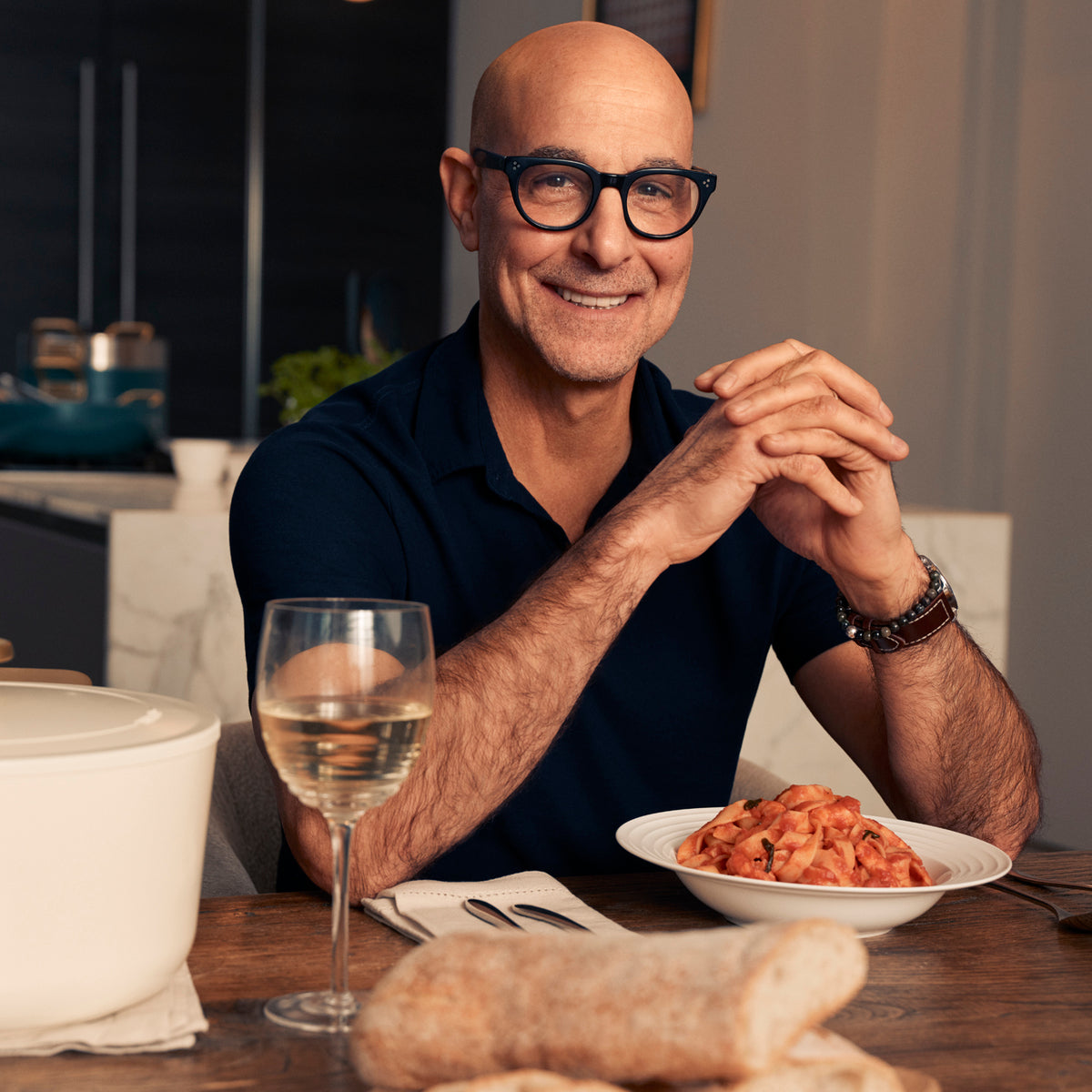 Stanley Tucci™ Ceramic Nonstick 6.5-Quart Dutch Oven | Carrara White - Image 10