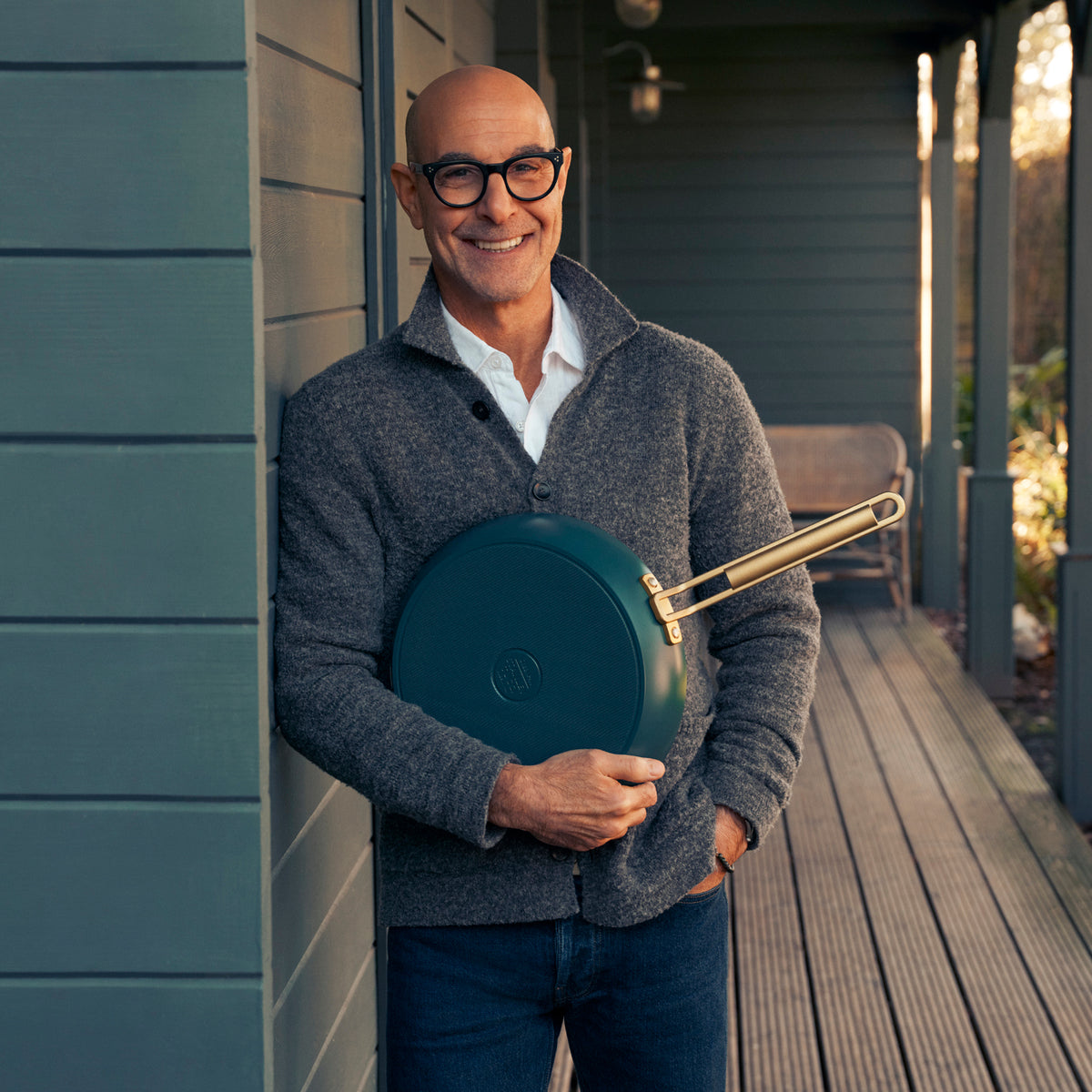 Stanley Tucci™ Ceramic Nonstick 4-Piece Chef Set | Venetian Teal - Image 2
