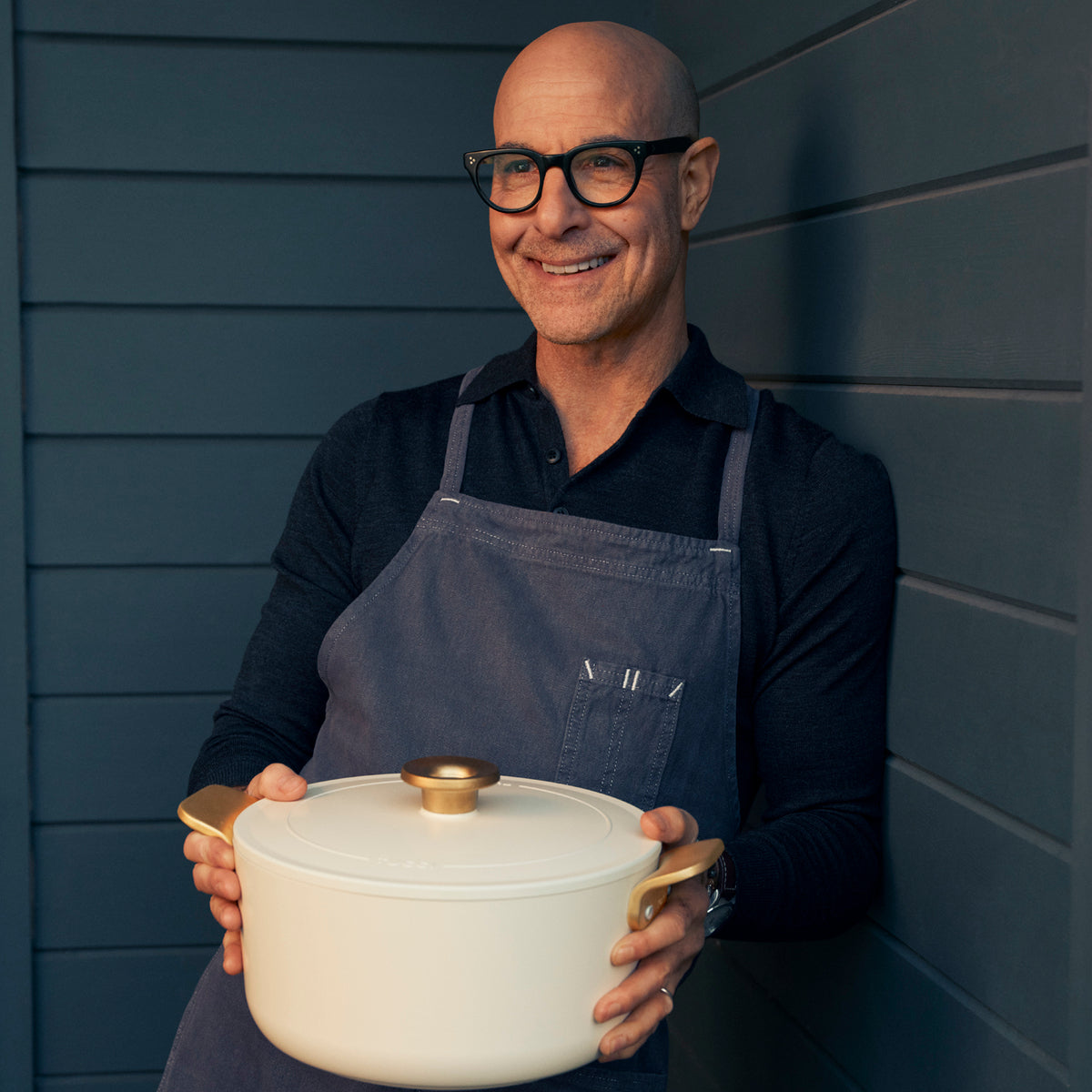 Stanley Tucci™ Ceramic Nonstick 6.5-Quart Dutch Oven | Carrara White - Image 12